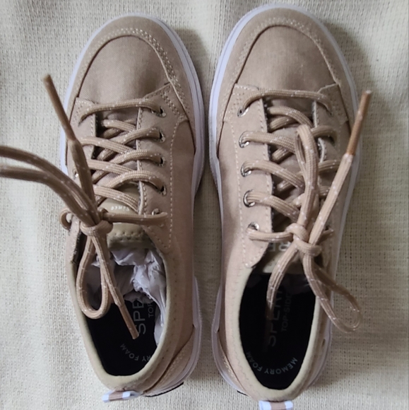 Youth Sperry canvas loafers size 12.5 - Picture 5 of 7